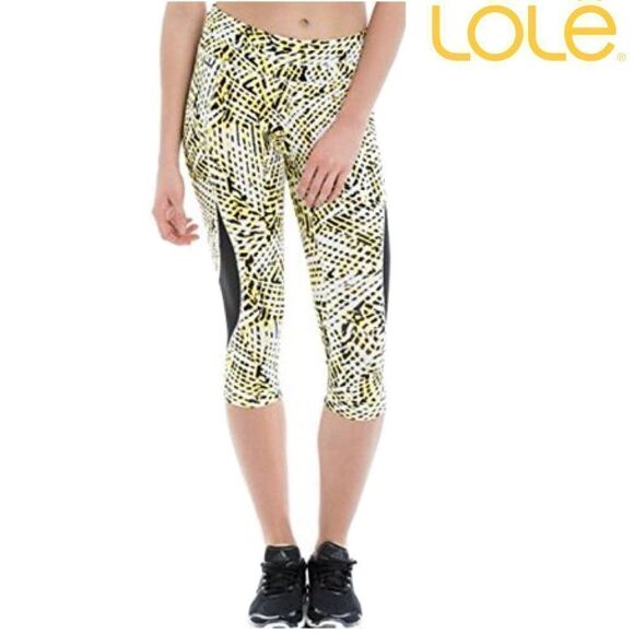 NWOT LOLE run capri's Sun Foliage Sz Small - Picture 3 of 3